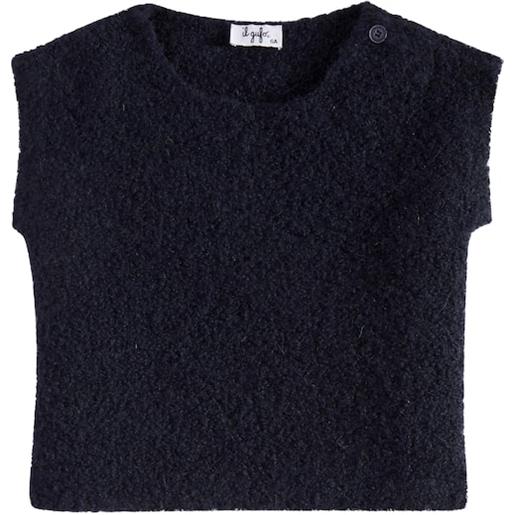 Il Gufo gilet in misto alpaca