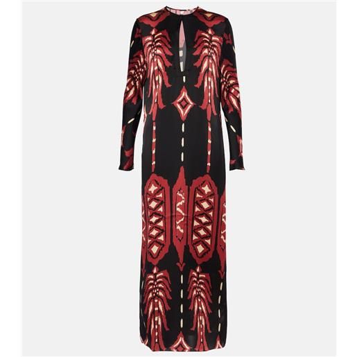 Johanna Ortiz tunica in seta con stampa