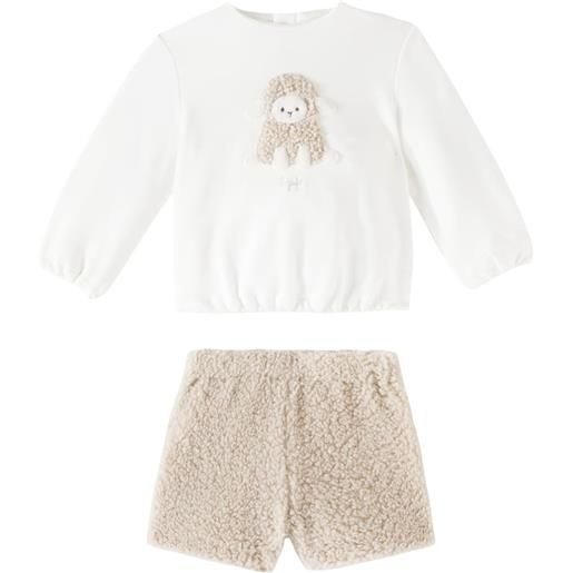 Il Gufo baby - top e shorts in misto cotone
