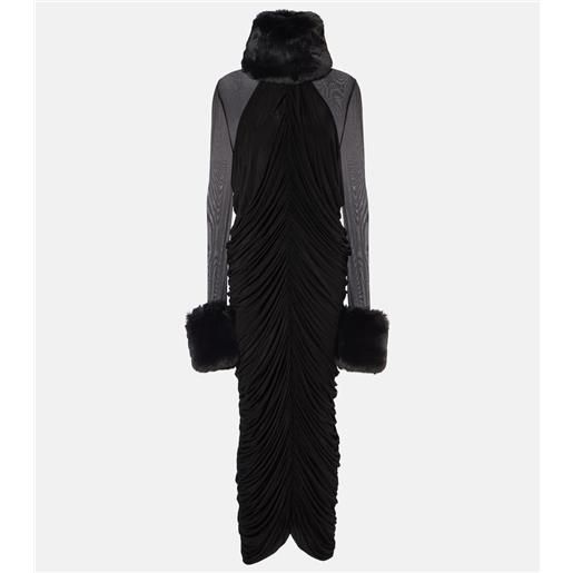 Magda Butrym abito lungo con drappeggio