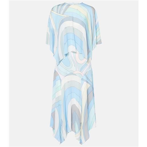 Pucci abito midi iride in jersey