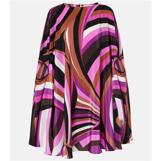 Pucci caftano iride in seta