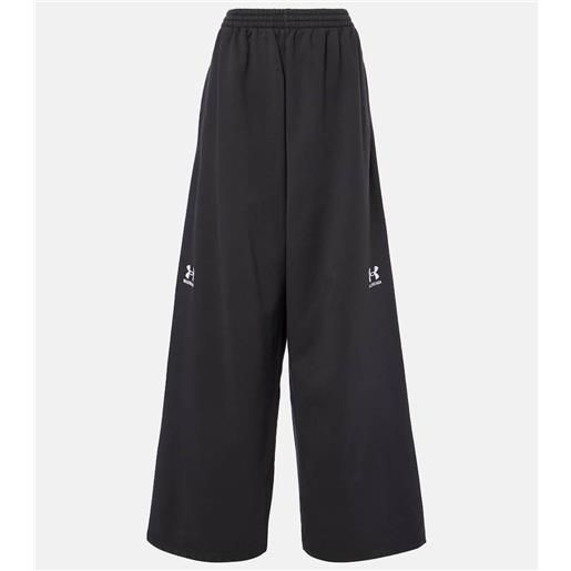 Balenciaga pantaloni sportivi in cotone