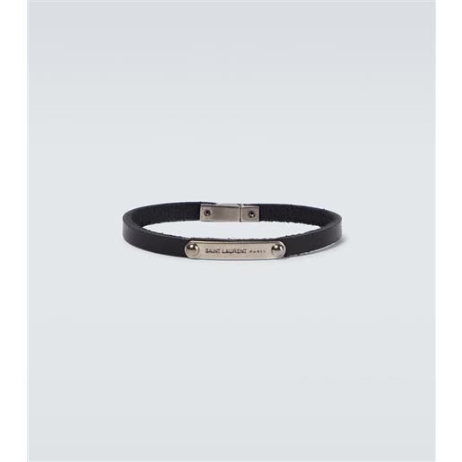 Saint Laurent bracciale in pelle