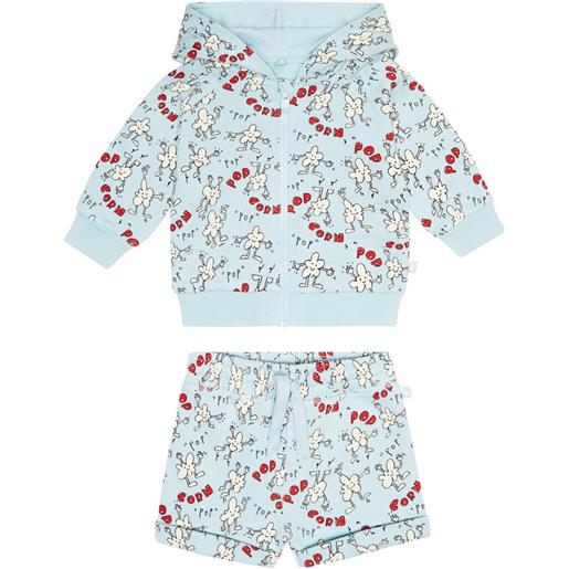 Stella McCartney Kids baby - felpa con cappuccio e shorts