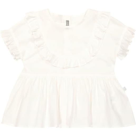 Il Gufo blusa in popeline di misto cotone