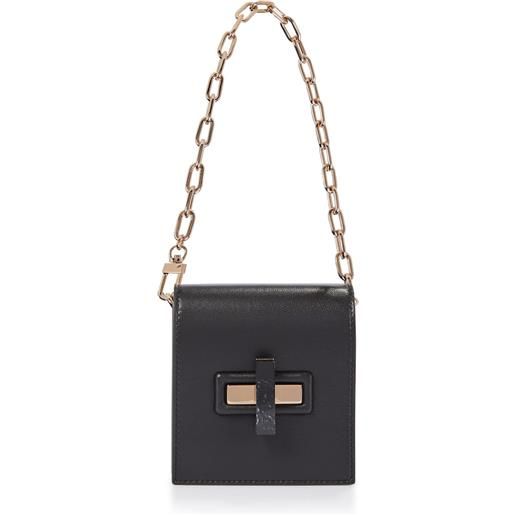 Gabriela Hearst clutch portafoglio fiona in pelle