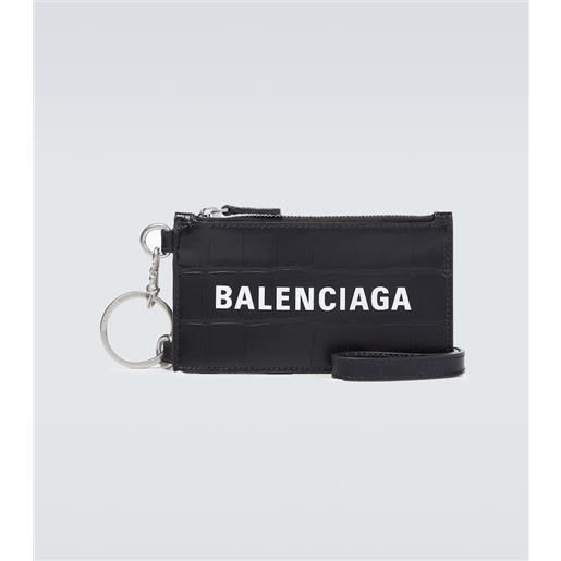Balenciaga portachiavi cash con portamonete