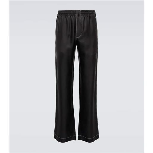 Prada pantaloni in seta