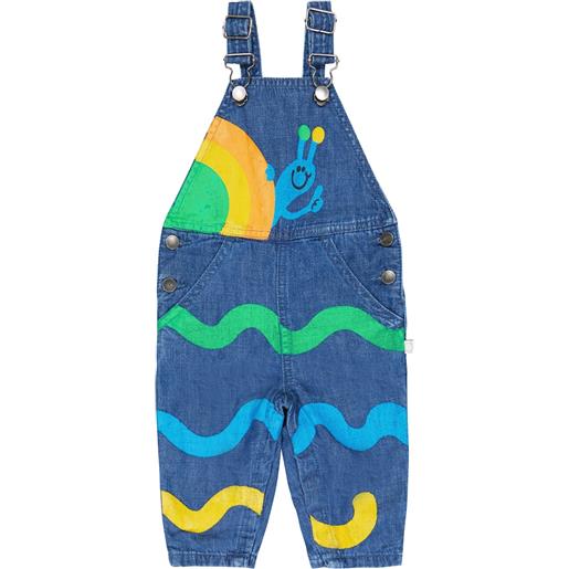 Stella McCartney Kids baby - salopette in cotone con stampa
