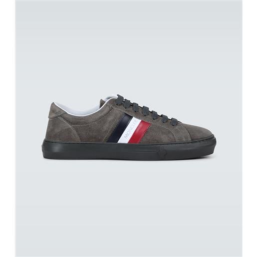 Moncler sneakers new monaco in suede