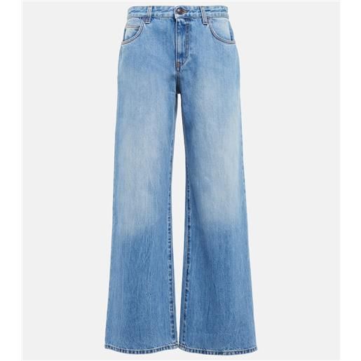 The Row jeans eglitta a gamba larga