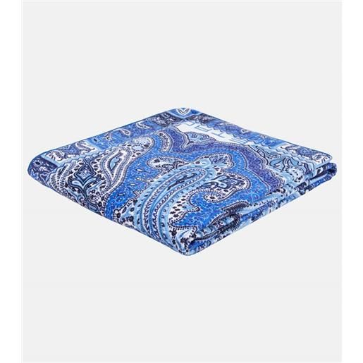 Etro telo mare beana in cotone con stampa