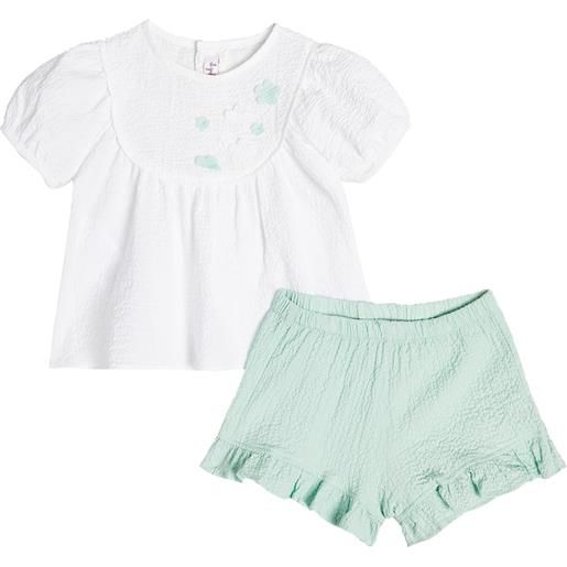 Il Gufo baby - top e shorts in cotone