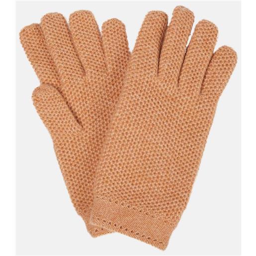 Loro Piana guanti crochet in cashmere