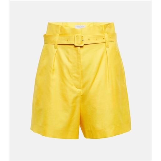 Gabriela Hearst shorts claudio in lana, seta e lino