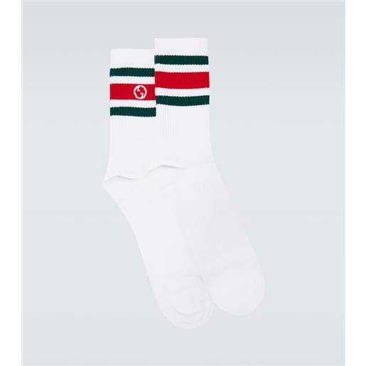 Gucci calze web stripe gg