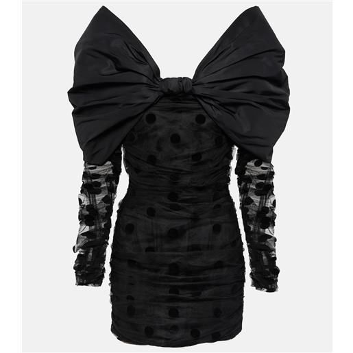 Nina Ricci miniabito in tulle a pois