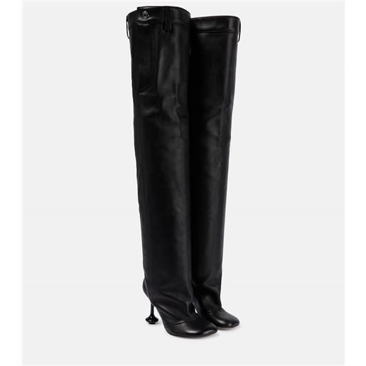 Loewe stivali cuissardes toy in pelle