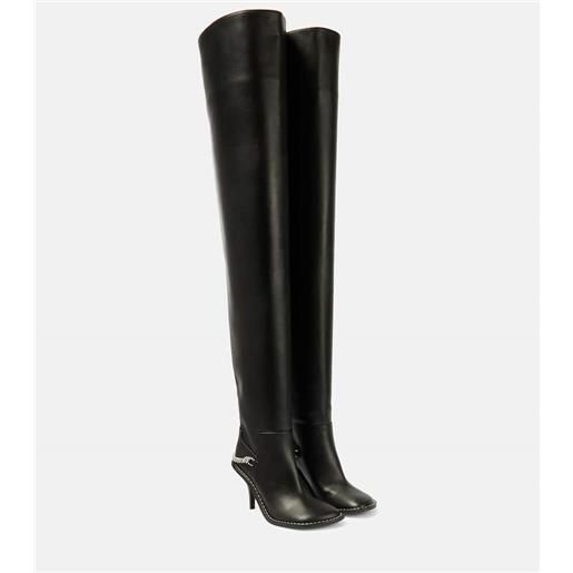 Stella McCartney stivali cuissardes ryder in similpelle