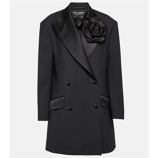 Dolce&Gabbana blazer con applicazione floreale