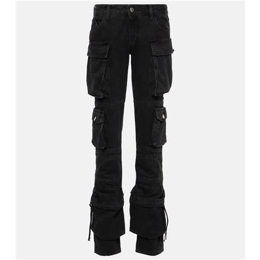 The Attico jeans cargo regular a vita bassa