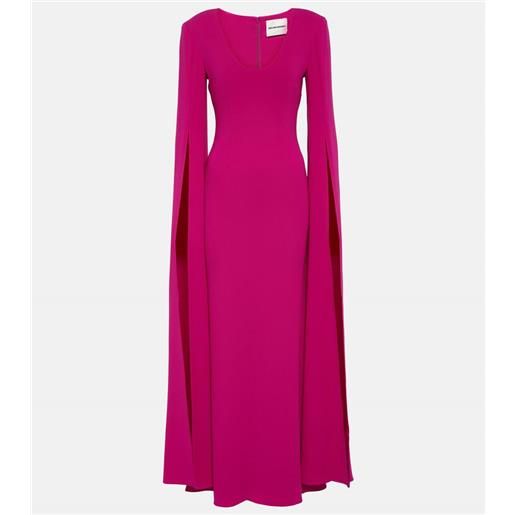 Roland Mouret abito lungo in cady