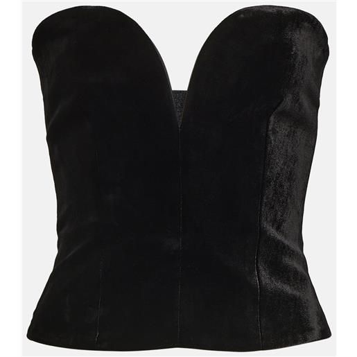 Roland Mouret bustier in velluto