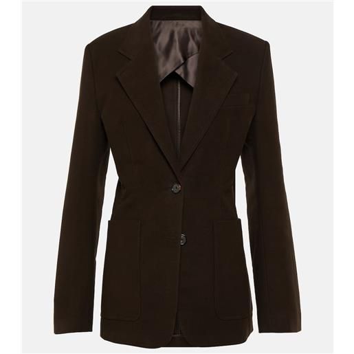 Toteme blazer monopetto in cotone