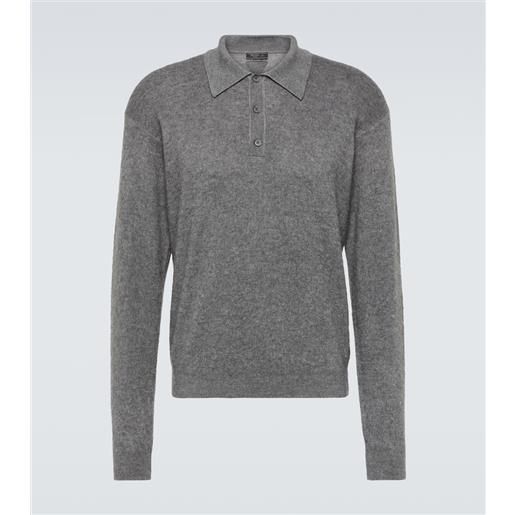Prada polo in cashmere e seta
