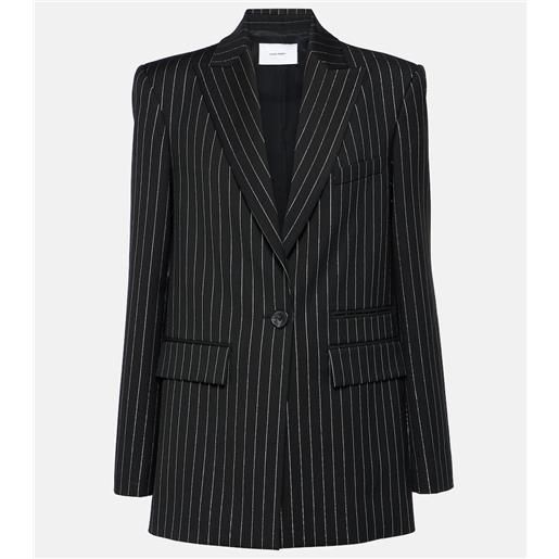 Alex Perry blazer gessato in lurex
