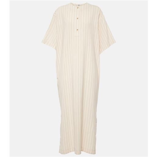 Toteme abito chemisier midi a righe