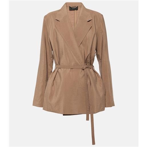 Joseph blazer mayet in twill di misto seta