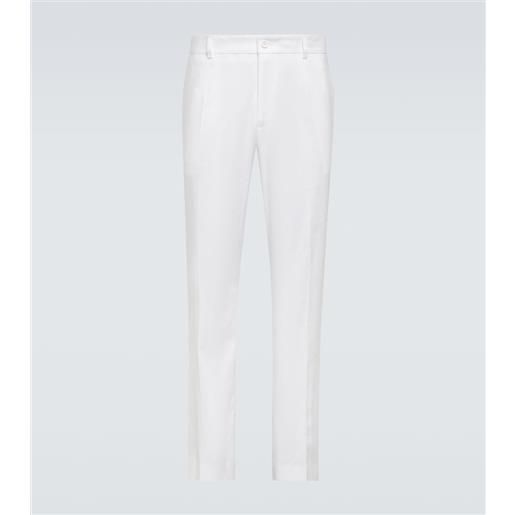 Dolce&Gabbana pantaloni regular in misto lino
