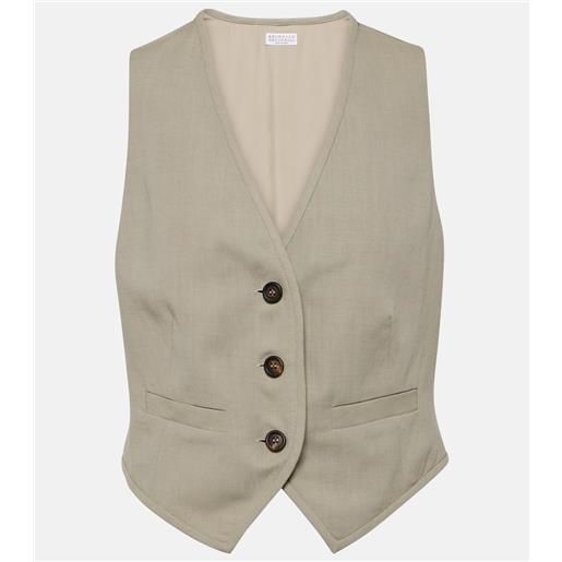 Brunello Cucinelli gilet monopetto