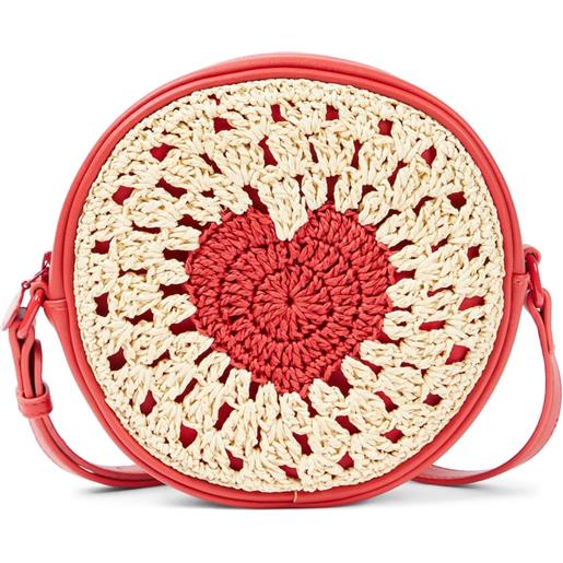 Stella McCartney Kids borsa in similpelle e crochet