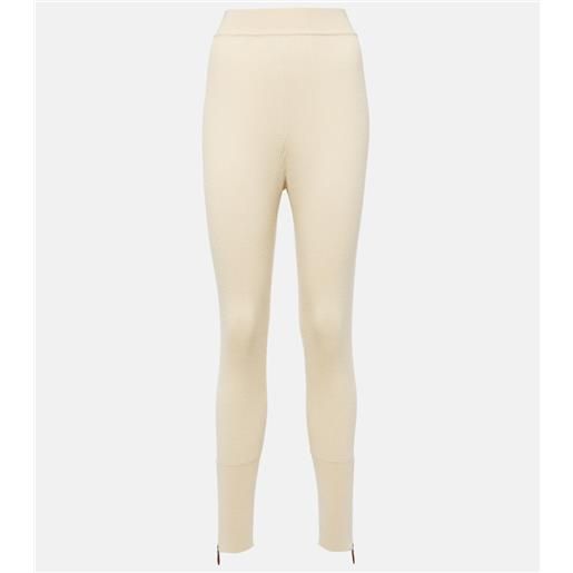 Loro Piana leggings in cashmere e seta
