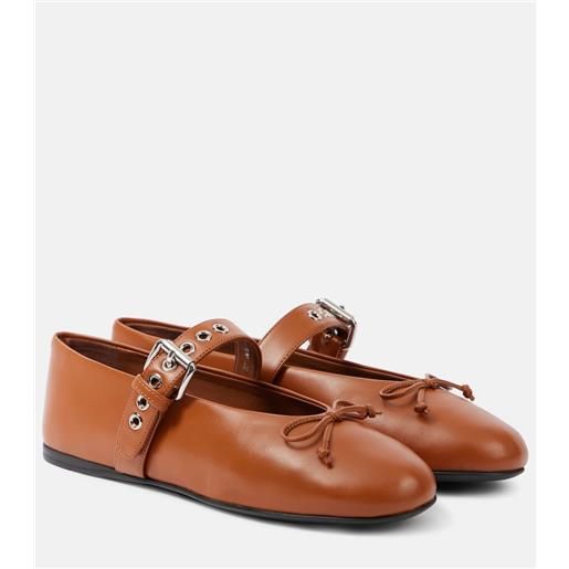 Miu Miu ballerine in pelle