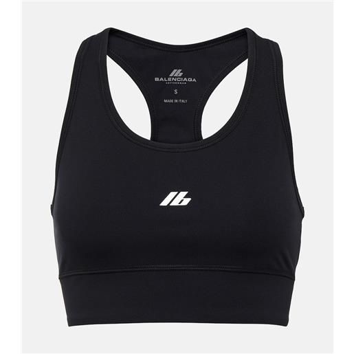 Balenciaga top sportivo con logo