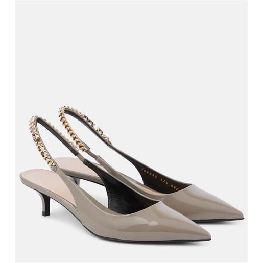 Gucci pumps slingback in vernice