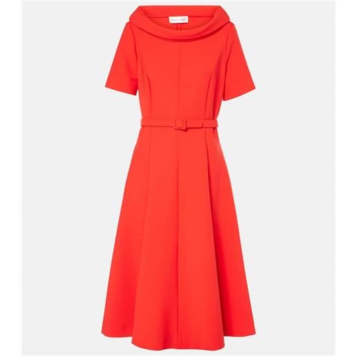 Oscar de la Renta abito midi in misto lana