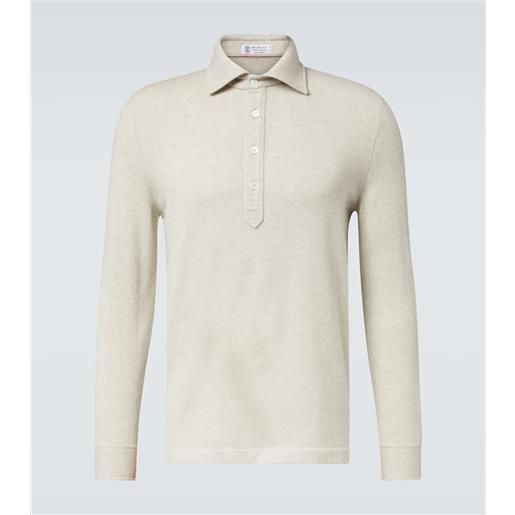 Brunello Cucinelli polo in cashmere