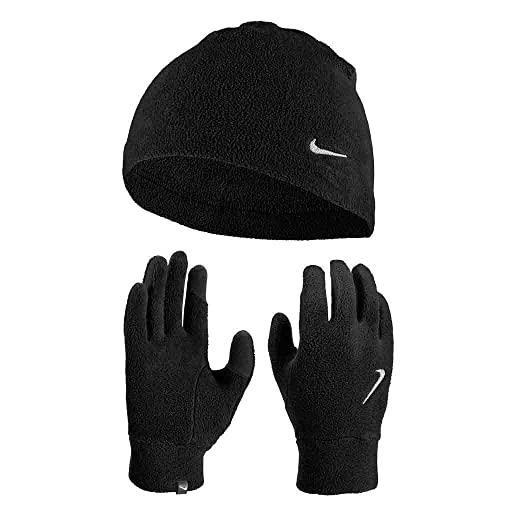 NIKE set cappello e guanti in pile nike da uomo