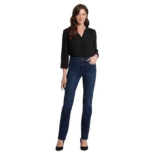 NYDJ jeans marilyn in denim a gamba dritta, opaco, denslowe, 8 32 donna