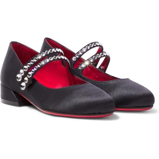 Christian Louboutin Kids ballerine jane fille in raso