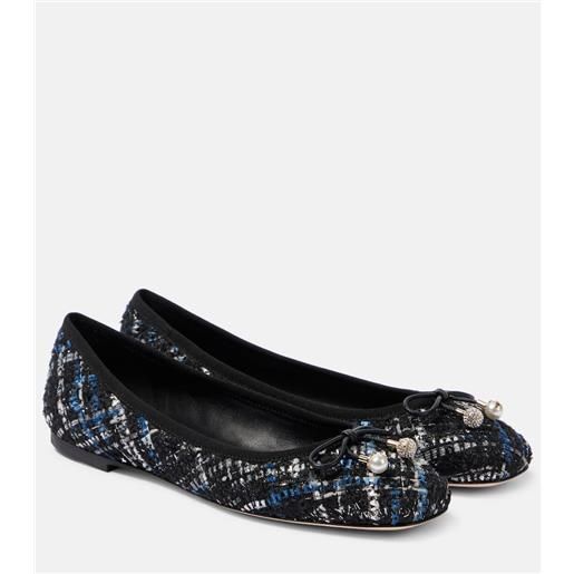 Jimmy Choo ballerine elme in tweed