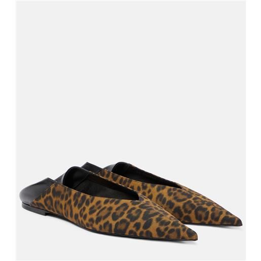 Saint Laurent slippers nour 05 con stampa