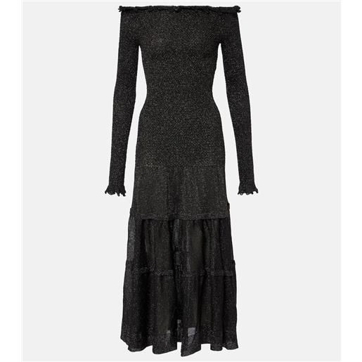 Altuzarra abito lungo polly in jersey