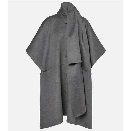 Toteme cappotto in lana doublã© con sciarpa