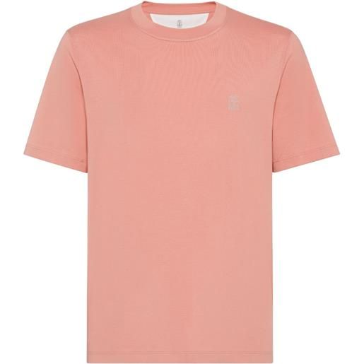 Brunello Cucinelli t-shirt con stampa - rosa